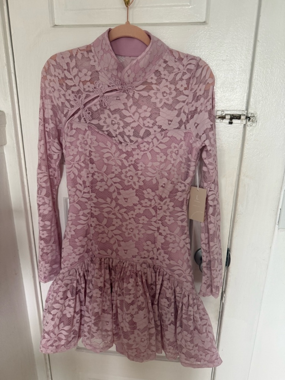 POPFLEX Mandarin Collar Festival Dress - Bon Bon Pink - Picture 8 of 12